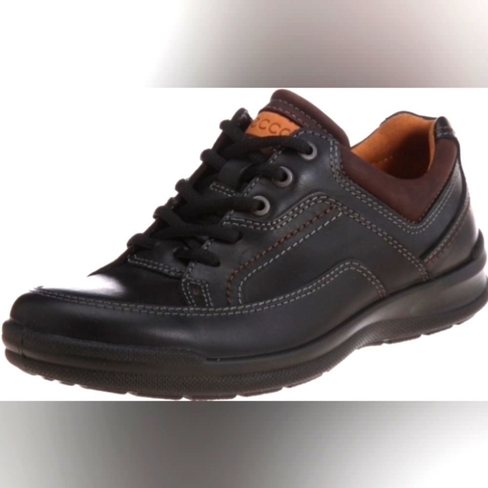 ECCO Leather Lace Up Everyday Street Shoe